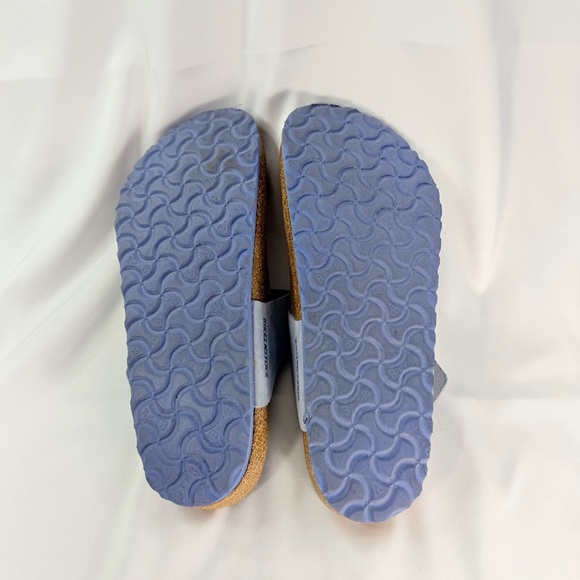 Birkenstock Gizeh Tan and Blue Footbed - Picture 4 of 5